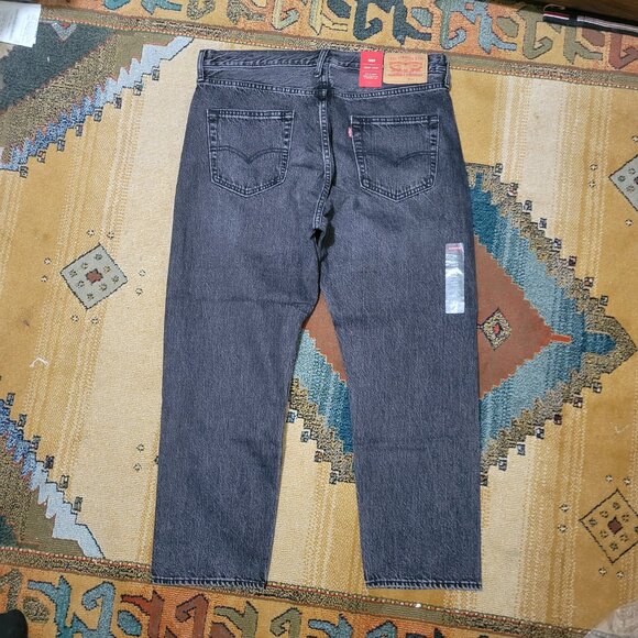 Levi's® Men's Drop Crop Pieced Tapered Jeans Black (Acid Wash) 36073 0001 Size 3 - Picture 4 of 10